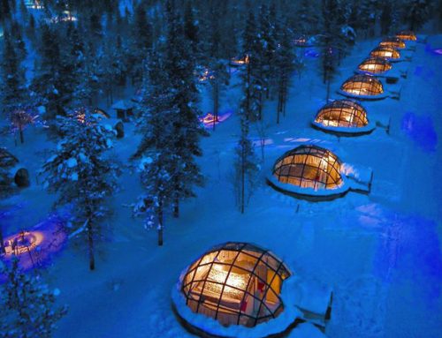 Uma aventura congelante: conheça o hotel iglu na Finlândia.