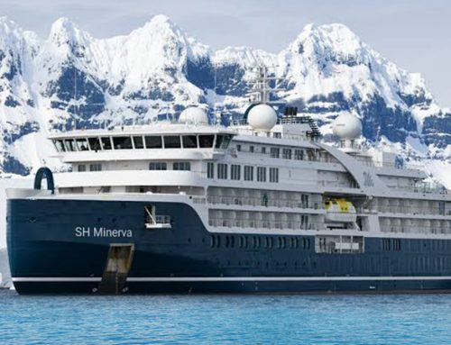 O navio SH Minerva promete uma experiência completa e congelante até a Antártica.